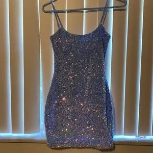 Lady Black Tie Dresses | Juliette Mini Dress | Color: Blue | Size: Xs | Caseymduncan's Closet
